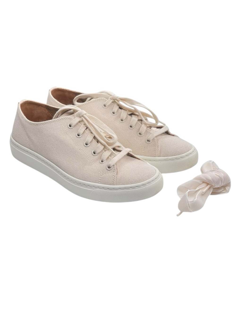 Margaux 𖦹 The Sneaker 𖦹 Neutral Canvas 𖦹 Luxury Harper’s Bazaar 𖦹 37.5 7M 7.5M - Picture 9 of 16